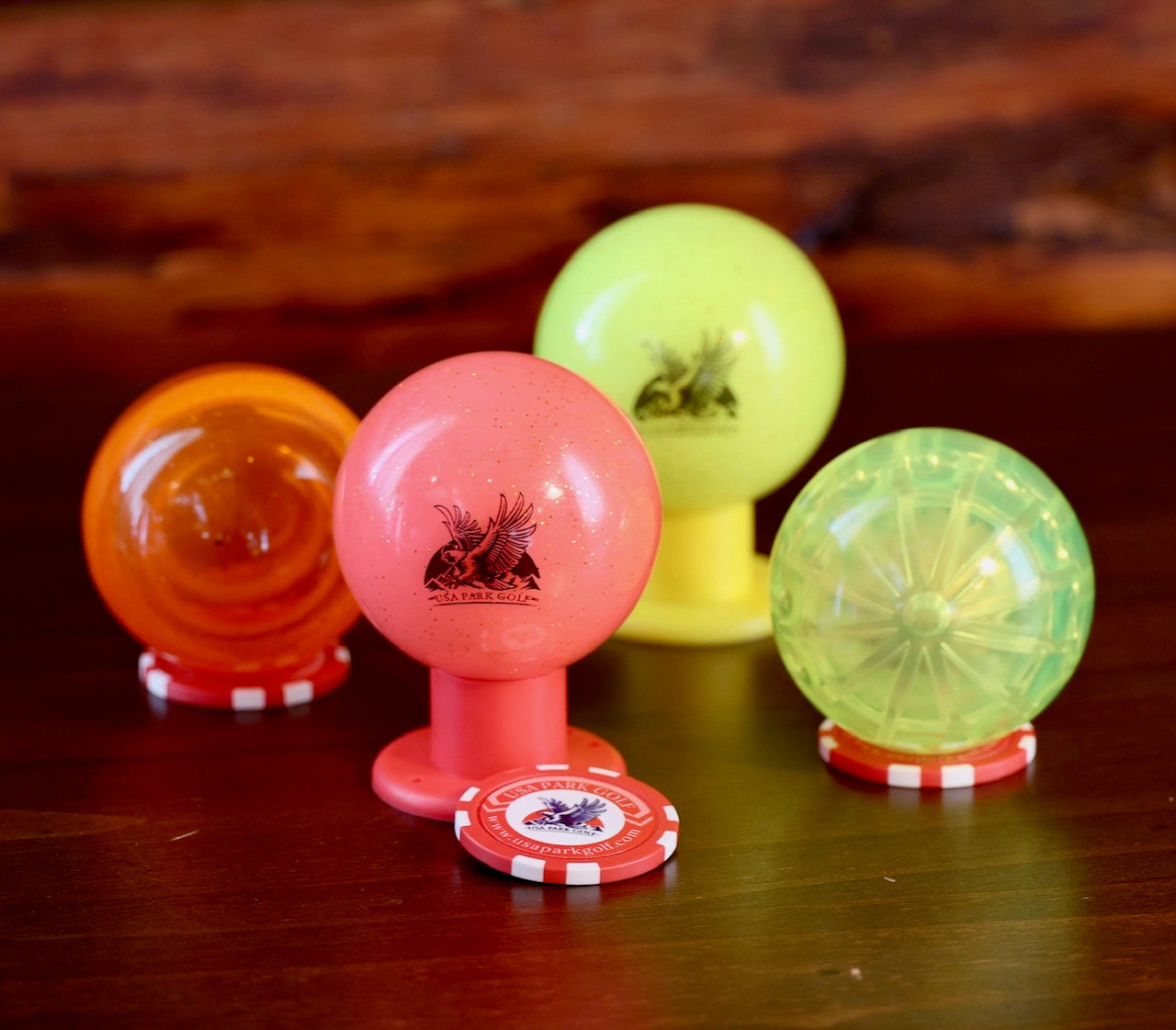 4 Pack Rubber Tees and 1 Ball Marker